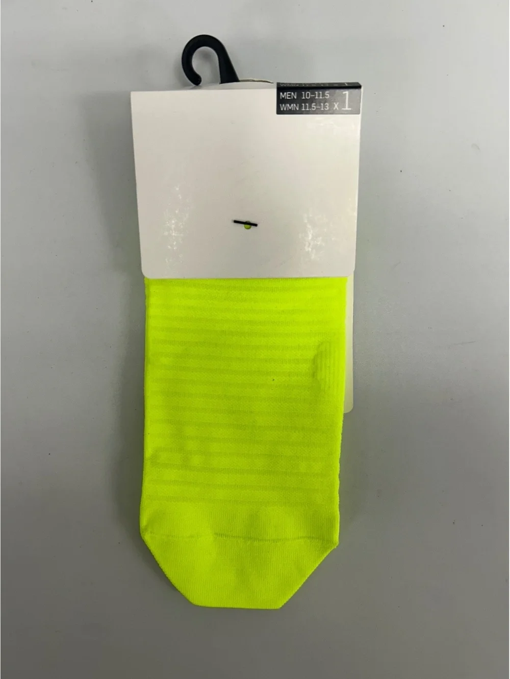 Nike Unisex Neon Yellow Socks - Single Pair
